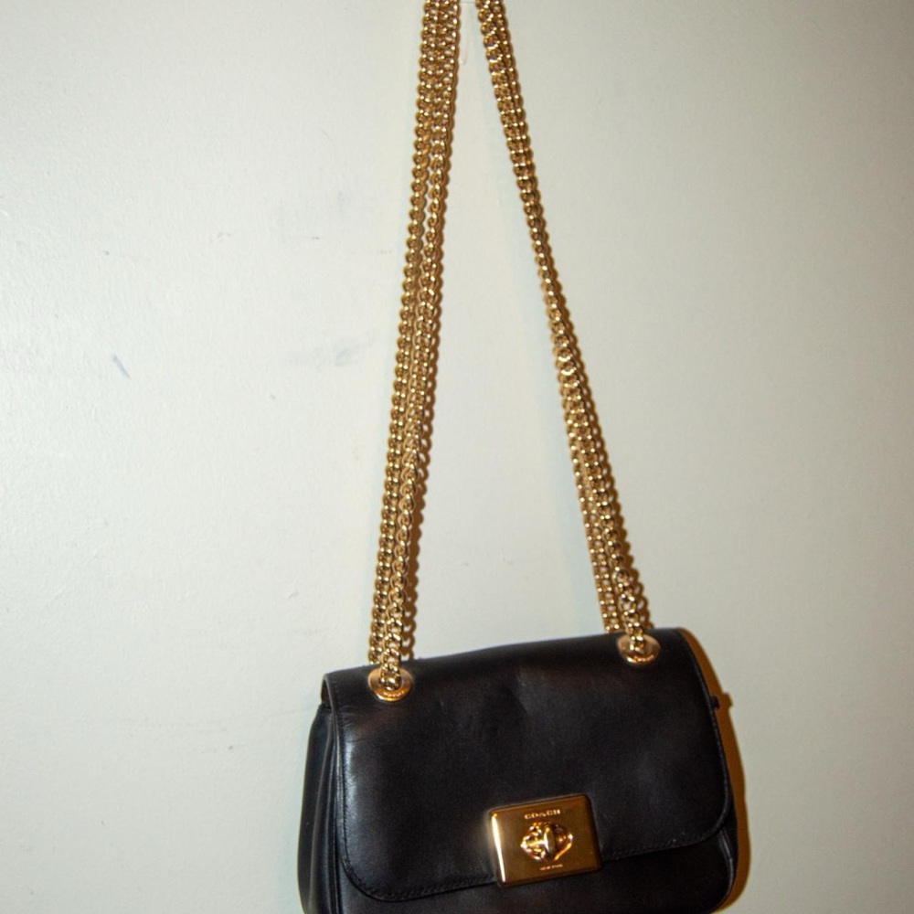 black COACH bag